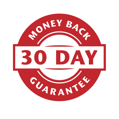 30 Day money back guarantee graphic