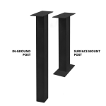 Black Mailbox Post