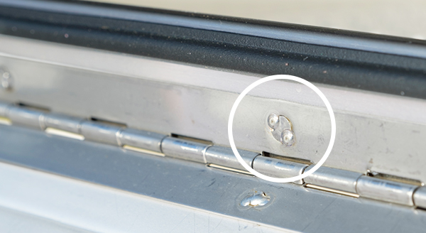 Stainless Welded Solid Rivets Solid welded rivets example