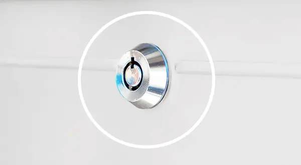 white-lock White MailCase Tubular Lock